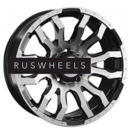 Диски LS 9x20/6x139,7 ET20 D100,1 1294 BKF (конус, Колпак+лого)