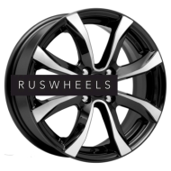 Диски iFree 6x15/4x100 ET48 D54,1 Дайс (КС696) Блэк Джек