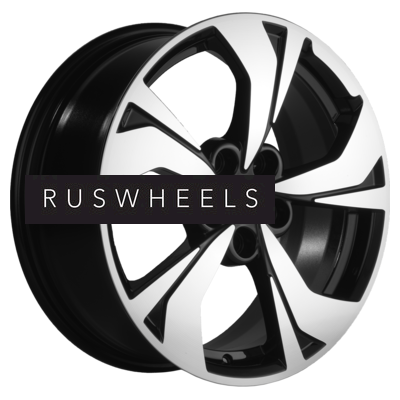 Диски Khomen Wheels 7x17/5x114,3 ET45 D60,1 KHW1724 (Changan CS75 (Plus)) Black-FP