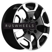 Диски Khomen Wheels 6,5x17/5x139,7 ET35 D98,5 KHW1725 (Niva 4x4) Black-FP
