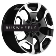 Диски Khomen Wheels 6,5x17/5x139,7 ET35 D98,5 KHW1725 (Niva 4x4) Black-FP