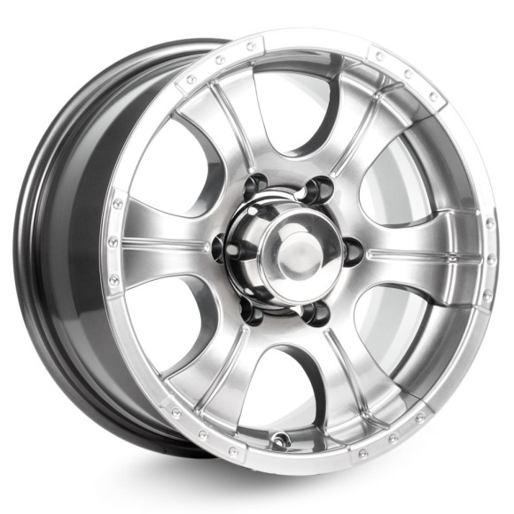 Диски КиК  Байконур (КС465)  8,0\R16 5*139,7 ET0  d110,1  Дарк платинум  [75685]