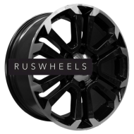 Диски Khomen Wheels 7,5x18/6x139,7 ET30 D108,1 KHW1817 (Foton G7) Black-FP