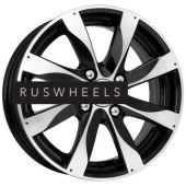 Диски КИК 5,5x14/4x100 ET45 D56,1 Джемини-оригинал (КС480) Алмаз черный