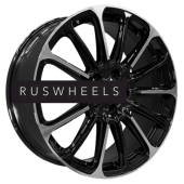 Диски Khomen Wheels 7,5x19/5x114,3 ET45 D67,1 KHW1910 (Mazda CX-5/Kia Seltos) Black-FP