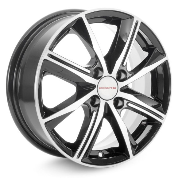 Диски КиК  Арнар  7,0\R16 5*112 ET45  d57,1  алмаз чёрный  [76055]  <С>