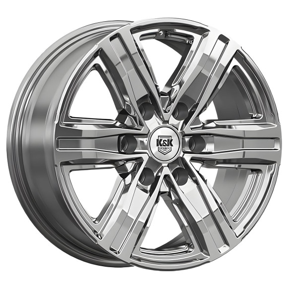 Диски КиК 7.5\R17 6*139.7 ET45 d92.5 Дарк платинум