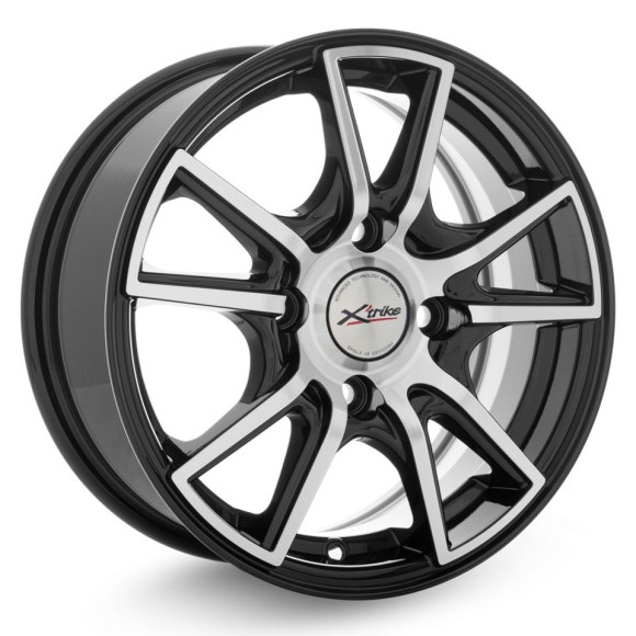 Диски Xtrike 6,0\R14 4*108 ET38 d67.1 BK/FP Диски Xtrike 6,0\R14 4*108 ET38 d67.1 BK/FP