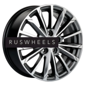 Диски Khomen Wheels 6,5x16/5x112 ET39,5 D66,6 KHW1611 (Actyon) G-Silver-FP