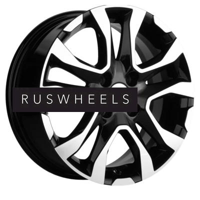 Диски Khomen Wheels 6x15/4x100 ET50 D60,1 KHW1503 (Vesta) Black-FP