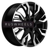 Диски Khomen Wheels 7x18/5x114,3 ET45 D60,1 KHW1809 (Geely Atlas/Lifan Myway) Black-FP Диски Khomen Wheels 7x18/5x114,3 ET45 D60,1 KHW1809 (Geely Atlas/Lifan Myway) Black-FP