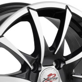 Диски XtrikeRST 6,0\R15 4*100 ET50 d60.1 BK/FP