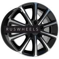 Диски СКАД 6,5x16/5x114,3 ET45 D60,1 Милан (КЛ247) Алмаз (АРС 014 black)