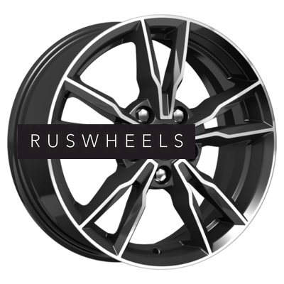 Диски iFree 6,5x16/5x112 ET46 D57,1 Икигай (КС865) Блэк Джек