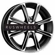 Диски КИК 5x14/4x100 ET35 D67,1 Флэш (КС698) Алмаз черный