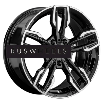 Диски Replay 8x17/5x120 ET43 D72,6 B375 BKF (конус, C570)