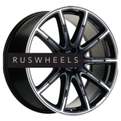 Диски Khomen Wheels 9,5x21/5x112 ET30 D66,6 KHW2102 (GLS class) Black-FP