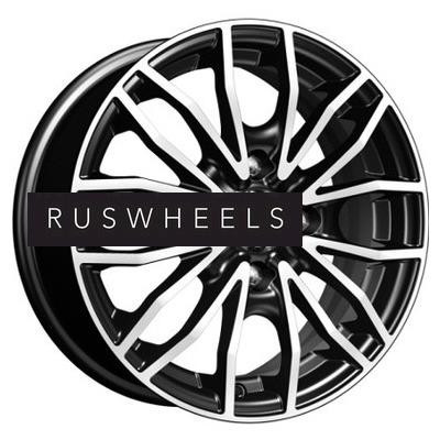 Диски iFree 5,5x14/4x114,3 ET40 D67,1 Флайт (КС676М) Блэк Джек