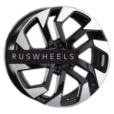 Диски Replay 7,5x18/5x114,3 ET35 D60,1 LX119 BKF (конус, C570)