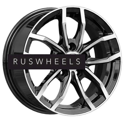 Диски КИК 6,5x15/5x114,3 ET46 D67,1 Фрост (КС1048) Алмаз черный