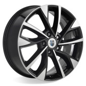 Диски КиК 7,0\R17 5*114.3 ET50 d67.1 Алмаз черный