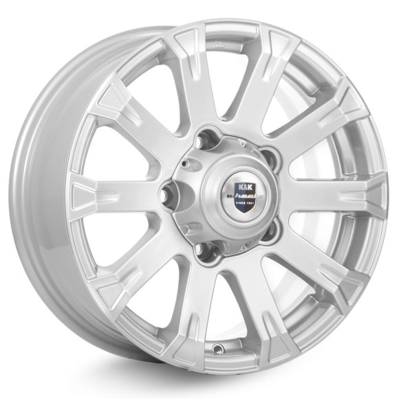 Диски КиК 7,0\R16 5*139.7 ET35 d98.5 Сильвер