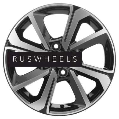 Диски Khomen Wheels 6x15/4x100 ET50 D60,1 KHW1501 (Vesta) Black-FP