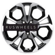 Диски Khomen Wheels 6,5x17/5x114,3 ET50 D66,1 KHW1711 (Arkana/Kaptur) Black-FP